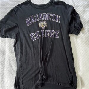 47 Black Short Sleeve Tee Nazareth College